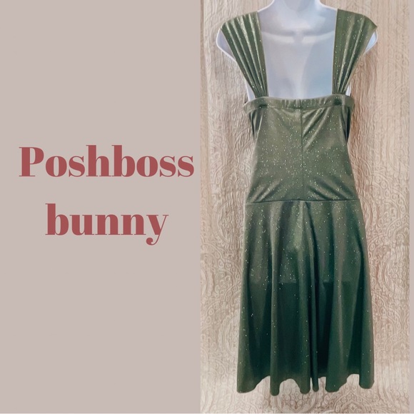 Green Sparkly Dress by Speechless - Picture 3 of 5